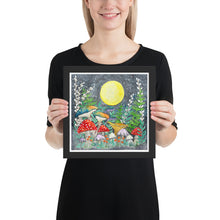Load image into Gallery viewer, Mushroom Gathering - Framed poster
