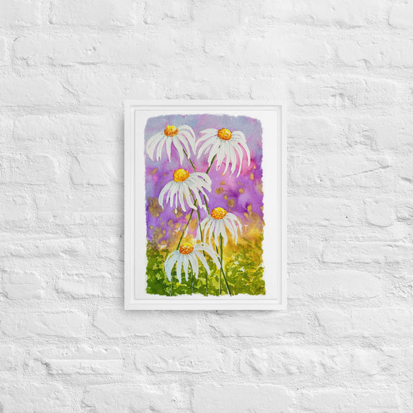 Daisy Love - Framed canvas