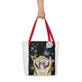 Yawn of the Tiger - Beach Bag