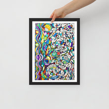 Load image into Gallery viewer, “Chaos of Realignment” - framed watercolor print
