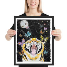 Load image into Gallery viewer, Yawn of the Tiger - watercolor print
