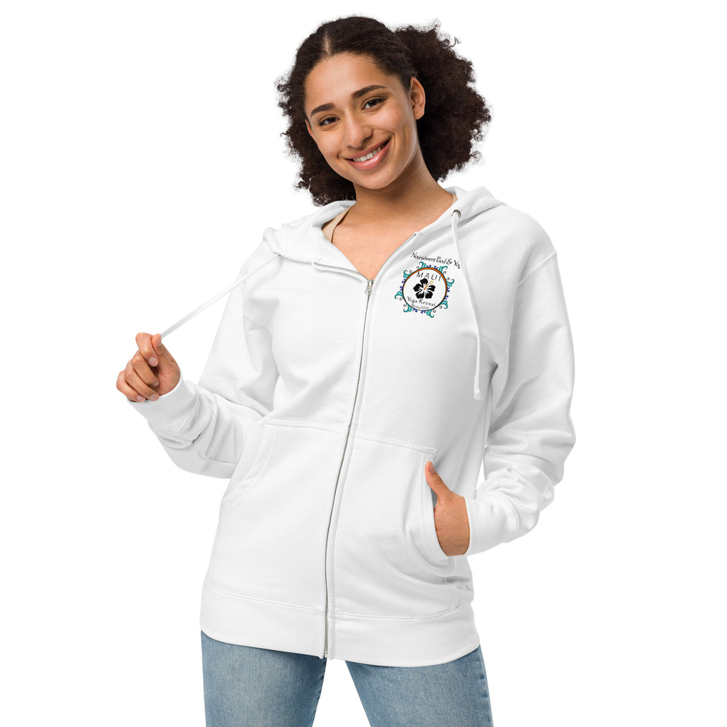 Maui Retreat ‘23 - Unisex fleece zip up hoodie