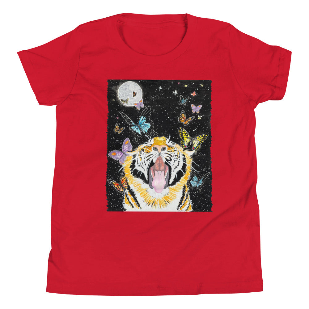 Yawn of the Tiger - Youth Short Sleeve T-Shirt
